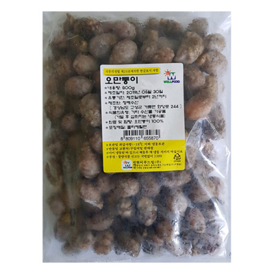냉동수산) 오만둥이 800g